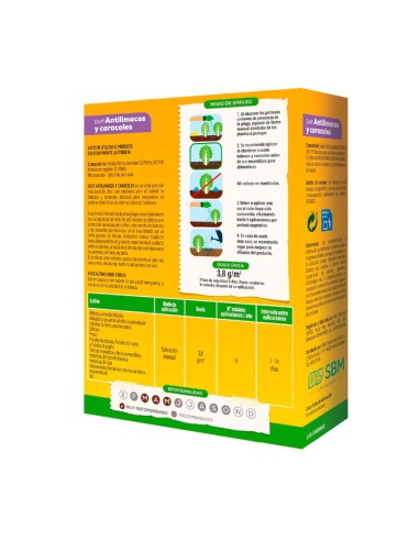 caja 500gr antilimacos y caracoles para cultivos ecológicos