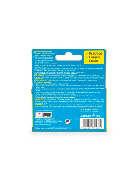 Tira Matamoscas Adhesiva