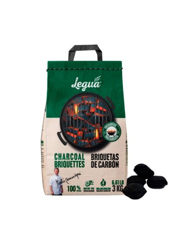 Briquetas de Carbón FSC MIX 3kg para Barbacoas Leguá
