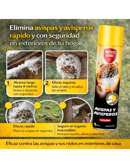 Insecticida Avispas y Avisperos en Espuma