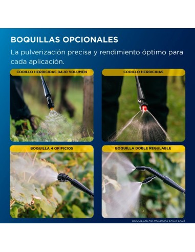boquillas no incluidas pulverizador eléctrico e10 Matabi