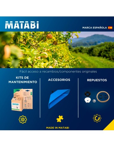 recambios para sulfatadora e10 eléctrica con lanza fija Matabi