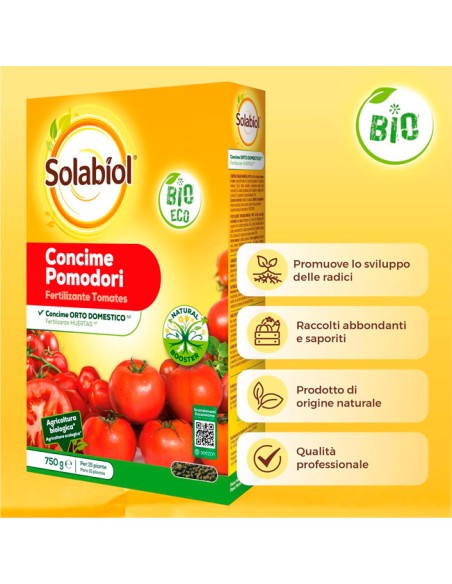 beneficios fertilizante Ecológico para Tomates para huertos 750gr
