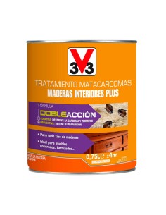 Tratamiento matacarcomas para Madera de Interior Plus V33 750ml