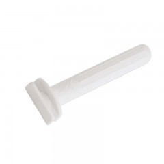 Perchas para Pájaros 7 cm plástico blanco