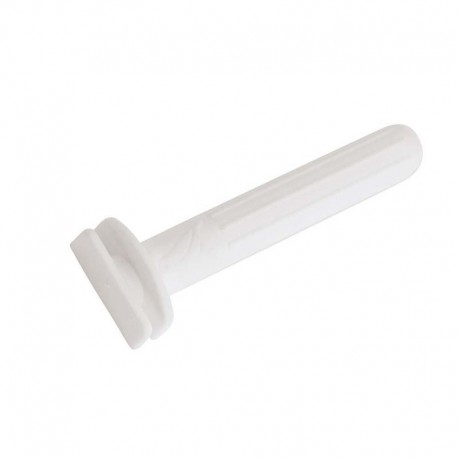 Perchas para Pájaros 7 cm plástico blanco