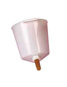Cubo con tetina para potros, caballos y terneros 7L