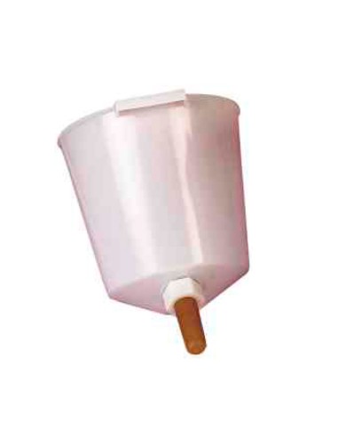 Cubo con tetina para potros, caballos y terneros 7L