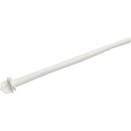 Perchas para Pájaros 21 cm plástico blanco