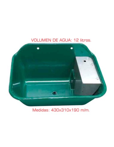 bebedero de aluminio 12 litros B-100 zar