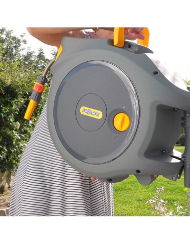 portamangueras de pared Hazelock Autoreel 30m