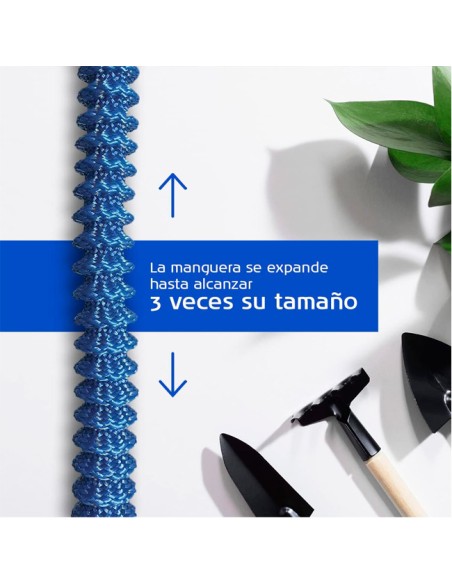 manguera extensible de jardín azul Xpansy Hose