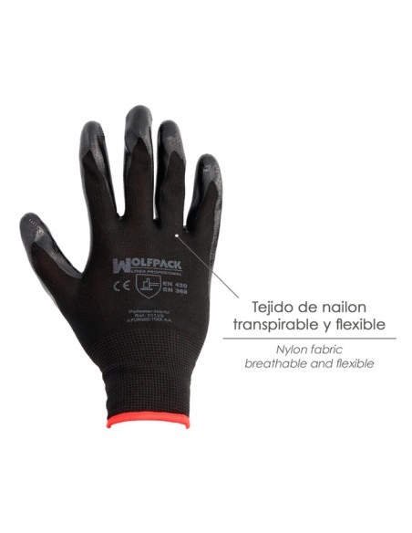 guantes transpirables para trabajo