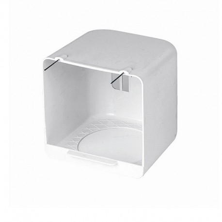 Portanido Blanco de plástico para pájaros