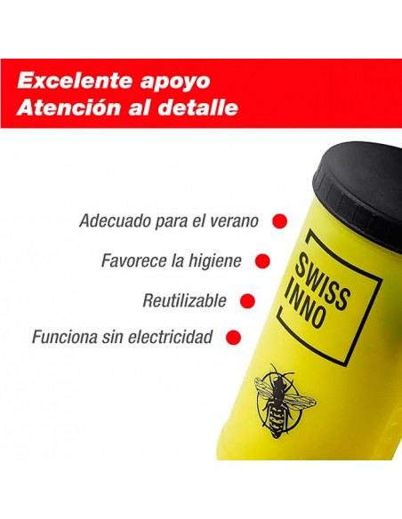 usos trampa para avispas con cebo