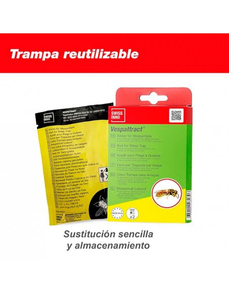 cebo trampa de avispas Swissinno
