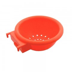 Nido Plástico con Ganchos para Pájaros color rojo