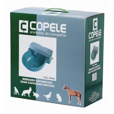 Bebedero Automático Grande para Caballos caja modelo pintado verde