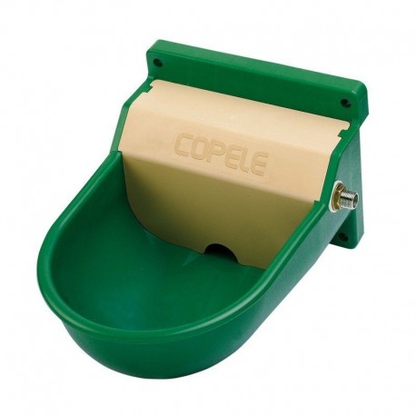 Bebedero P6 de plástico ABS para Caballos color verde