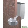 Comedero Automático Equimatic para caballos modelo duplo instalación detrás pared