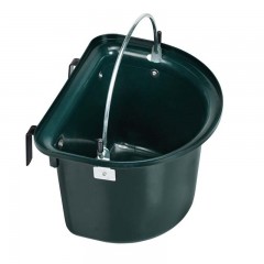 Comedero Plástico para Caballos modelo pequeño para colgar color verde