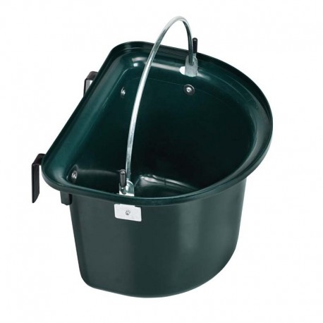 Comedero Plástico para Caballos modelo pequeño para colgar color verde