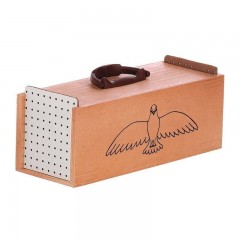 Transportin de Madera para Palomas 2 departamentos