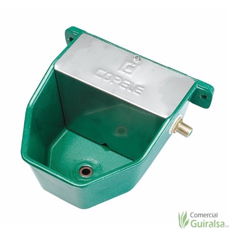 Bebedero para Perros Acuacan aluminio pintado color verde