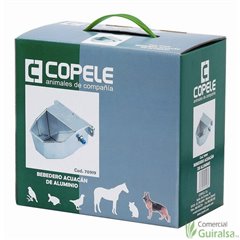 Bebedero para Perros Acuacan aluminio color metálico 2