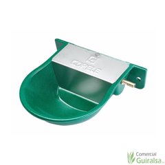 Bebedero para Perros con solapa aluminio color metálico