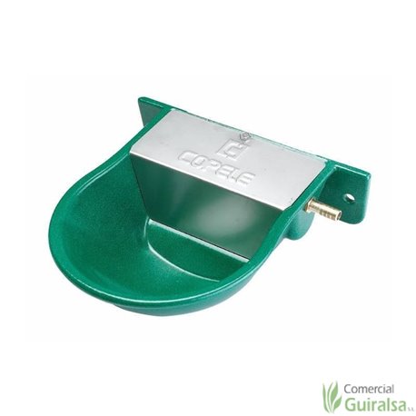 Bebedero para Perros con solapa aluminio color metálico